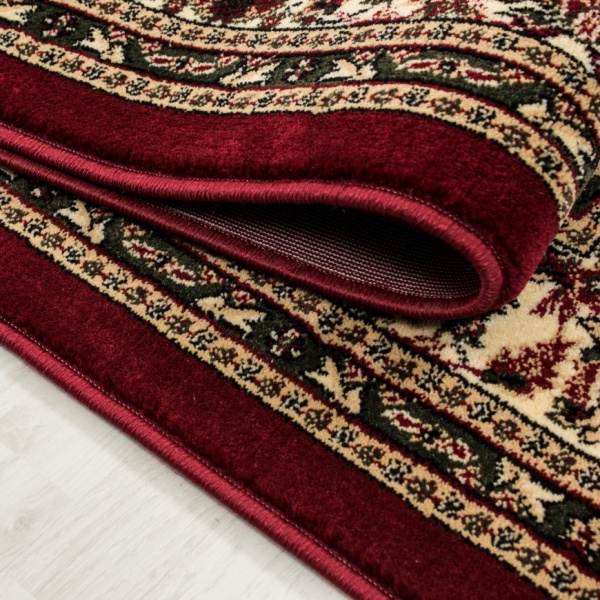 Esszimmer Kurzflor-Teppich Orientalisch Rot